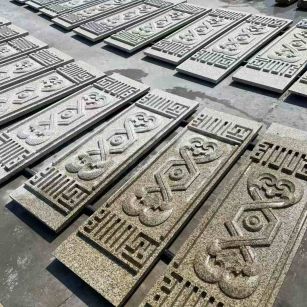 信阳 黄金麻花岗岩外墙雕刻板