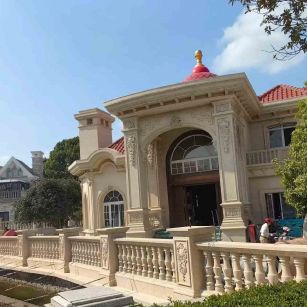 信阳 黄金麻花岗岩欧式别墅