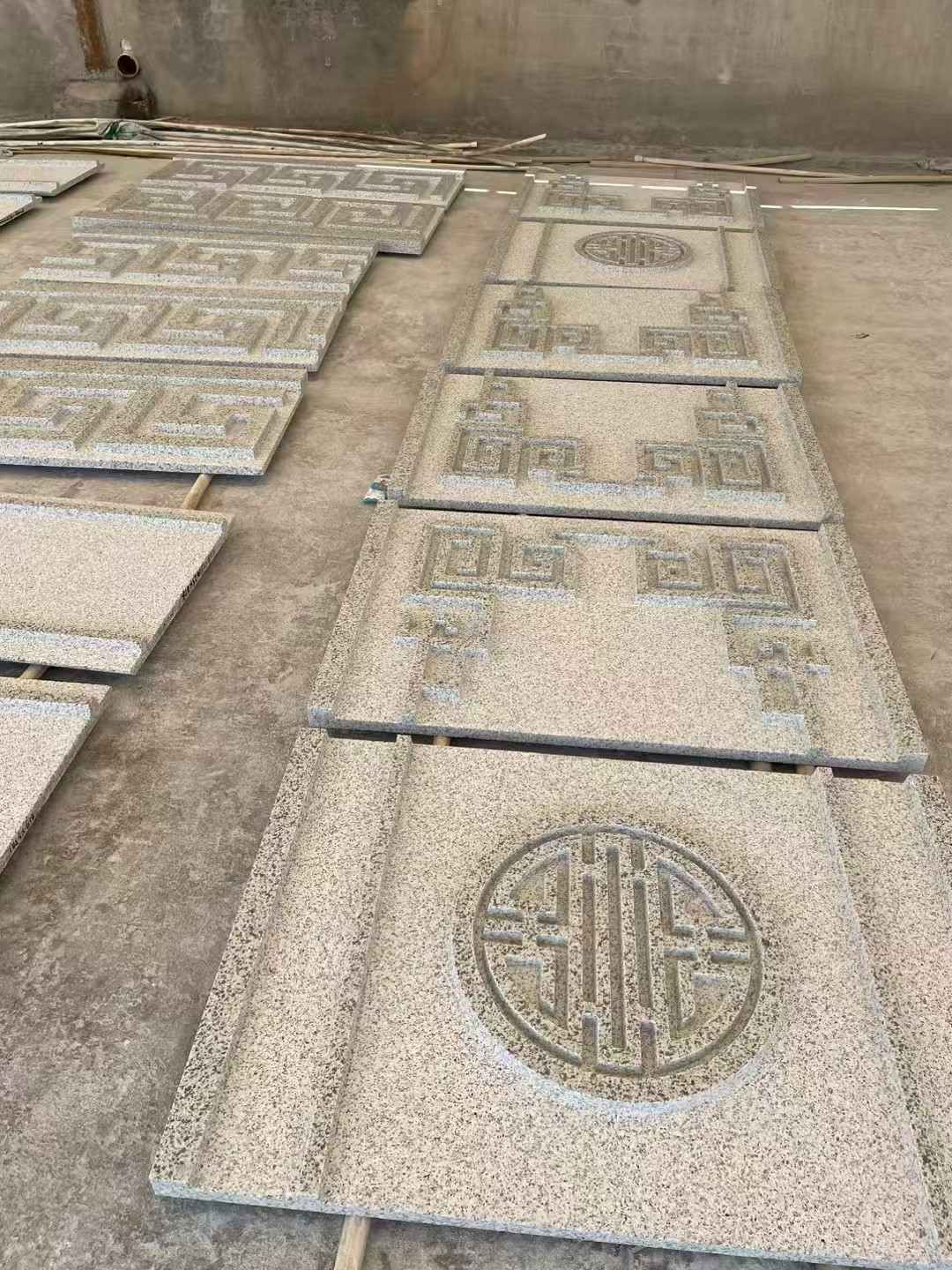 信阳 白麻花岗岩外墙立面雕刻板