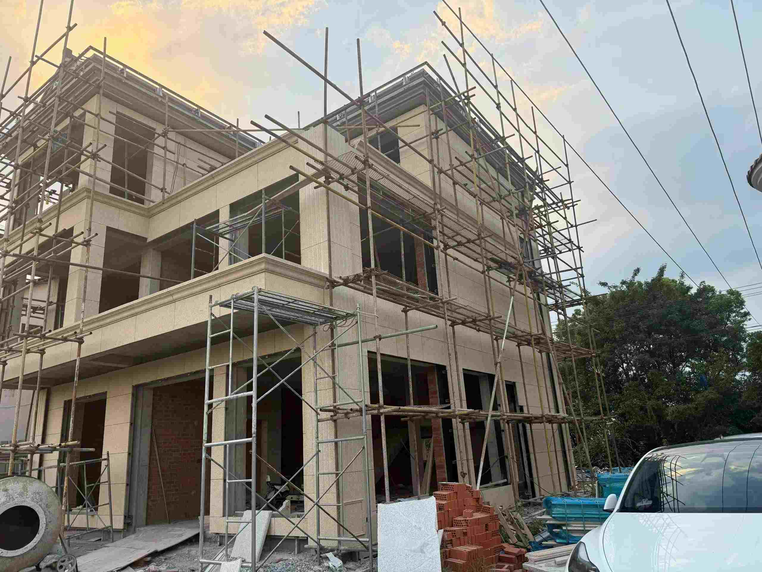 信阳 黄金麻荔枝面花岗岩外墙干挂