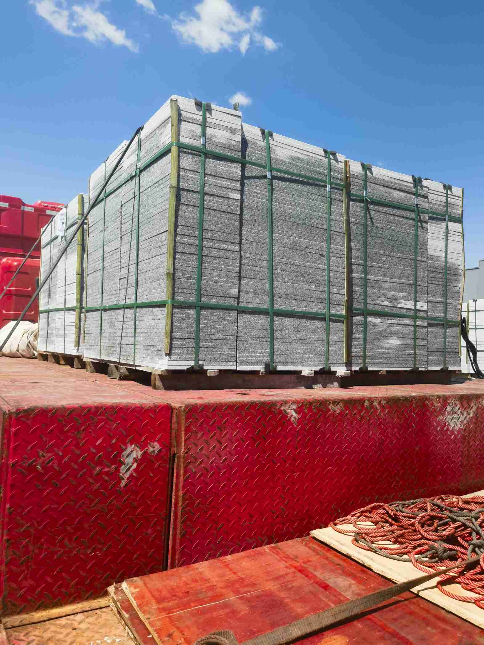 信阳 芝麻白火烧规格板地铺石300*600/600*600