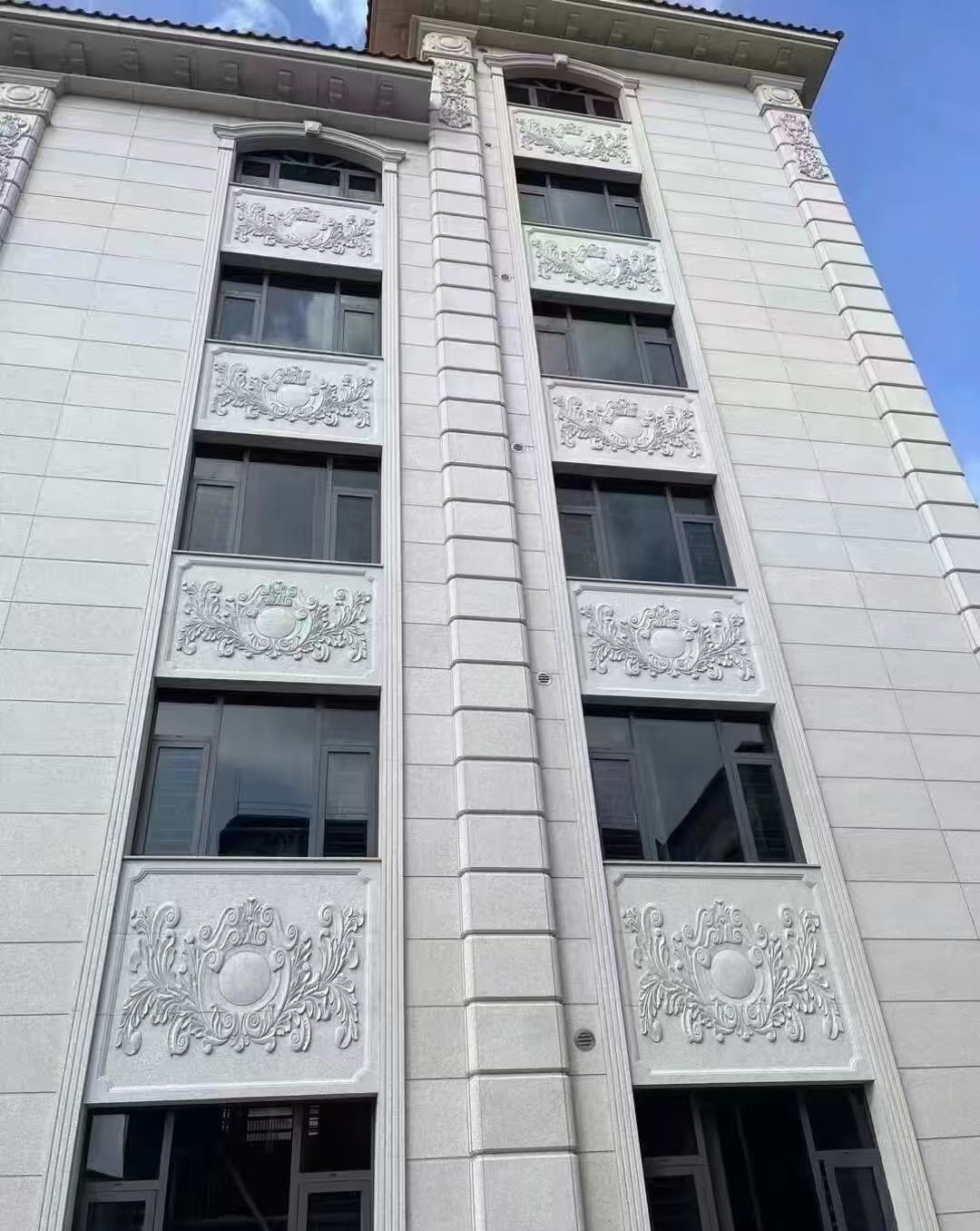 信阳 白麻荔枝面花岗岩别墅外墙干挂