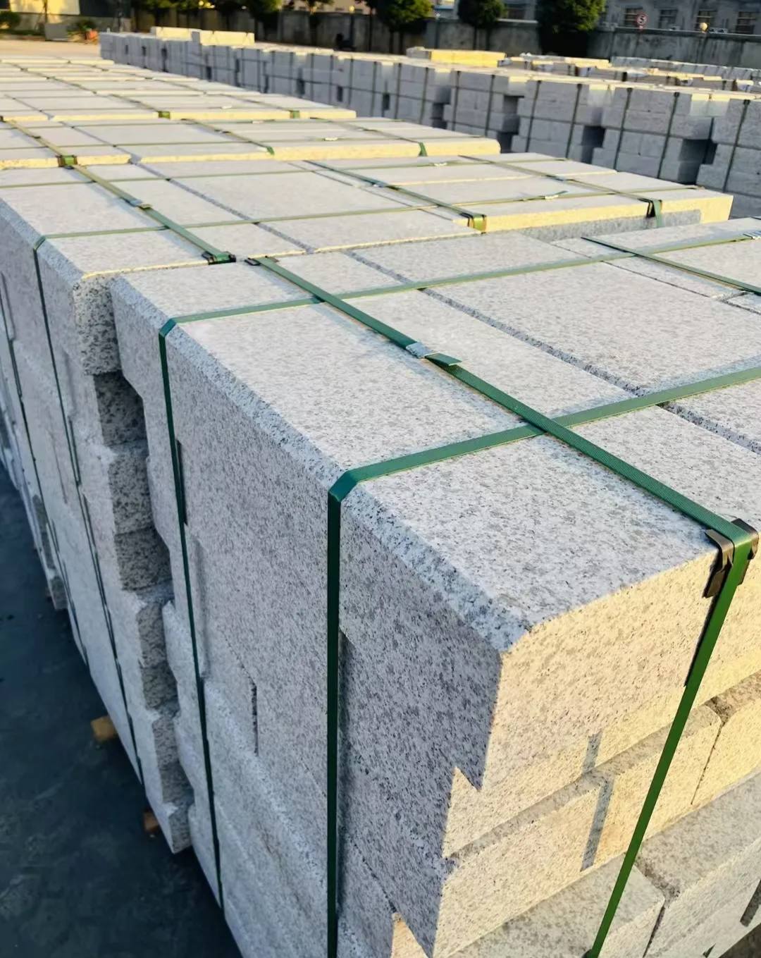 信阳 白麻花岗岩路沿石，马路牙子，路缘石，平石，立缘石等